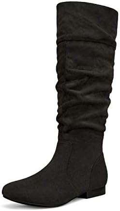 DREAM PAIRS Women's Knee High Pull On Fall Weather Winter Boots