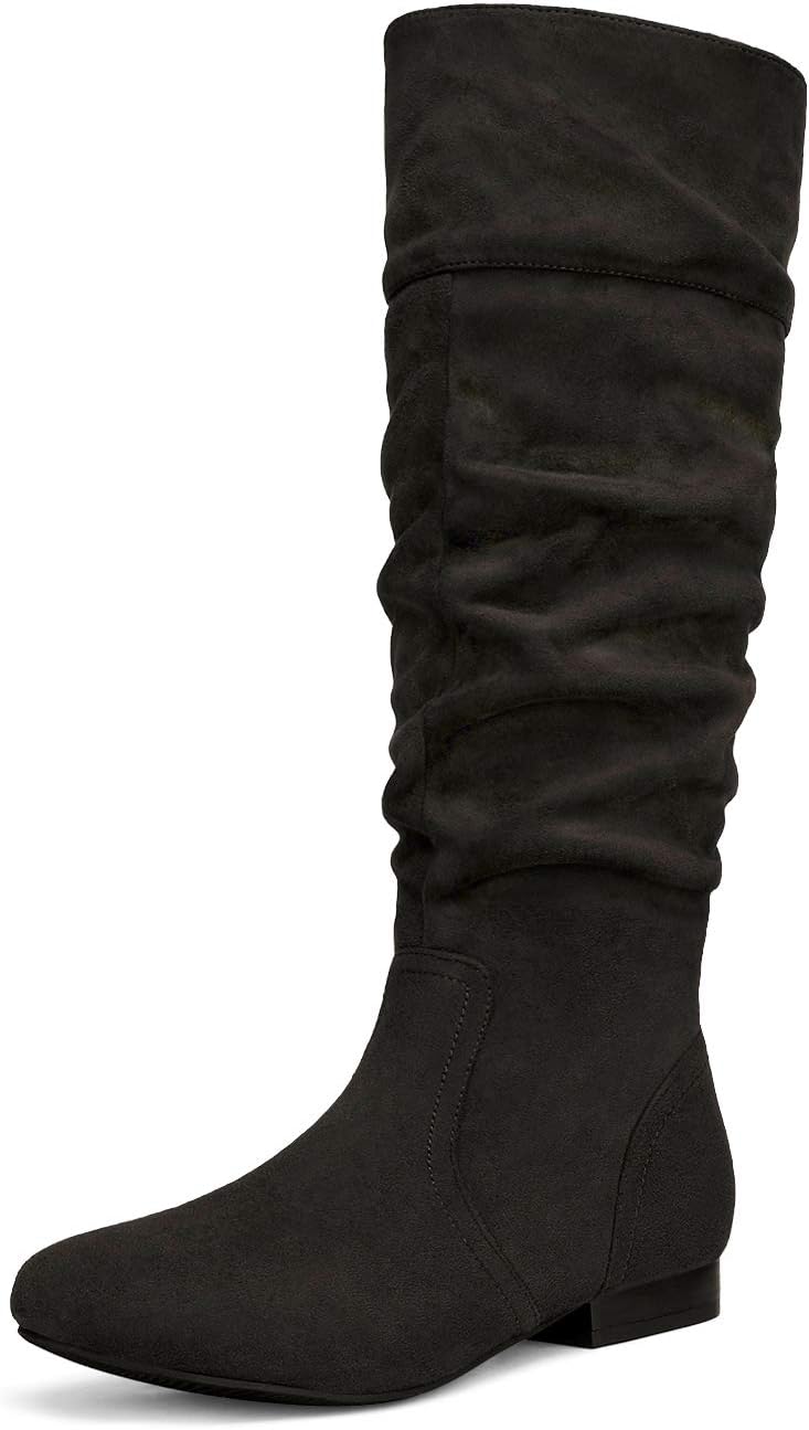 DREAM PAIRS Women's Knee High Pull On Fall Weather Winter Boots - Image 9